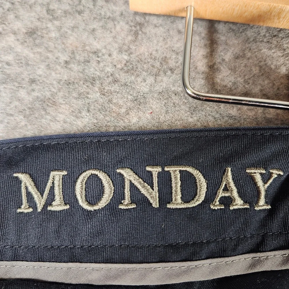 BONOBOS Weekday Warrior Monday Athletic Navy Blue Chinos Dress Pants Men‎ 34x34